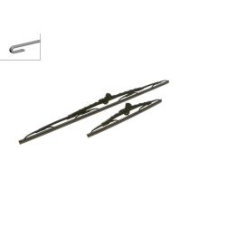 Toyota Corolla Honda Jazz Suzuki SX4 Twin Silecek Seti 650/340 mm (2006-) - BOSCH 3397010299