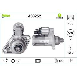 Marş Motoru Audi A1 A3 Golf V VI Jetta IV Polo 1.6 TDI (2009-) - VALEO 438252