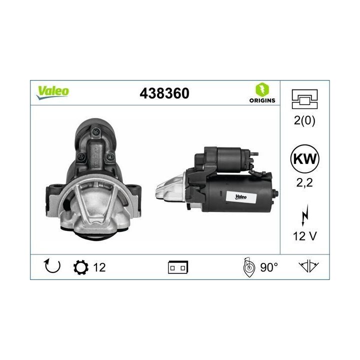 Marş Motoru Citroen Jumper III Fiat Ducato Ford Transit VII - VALEO 438360