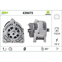 Alternatör Renault Clio II Megane 1.4 1.6 1.5 Dci - VALEO 439475