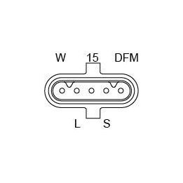 Alternatör DAF XF CF NCB1 28V 36/82A İçin (1998-) - BOSCH 1986A00925