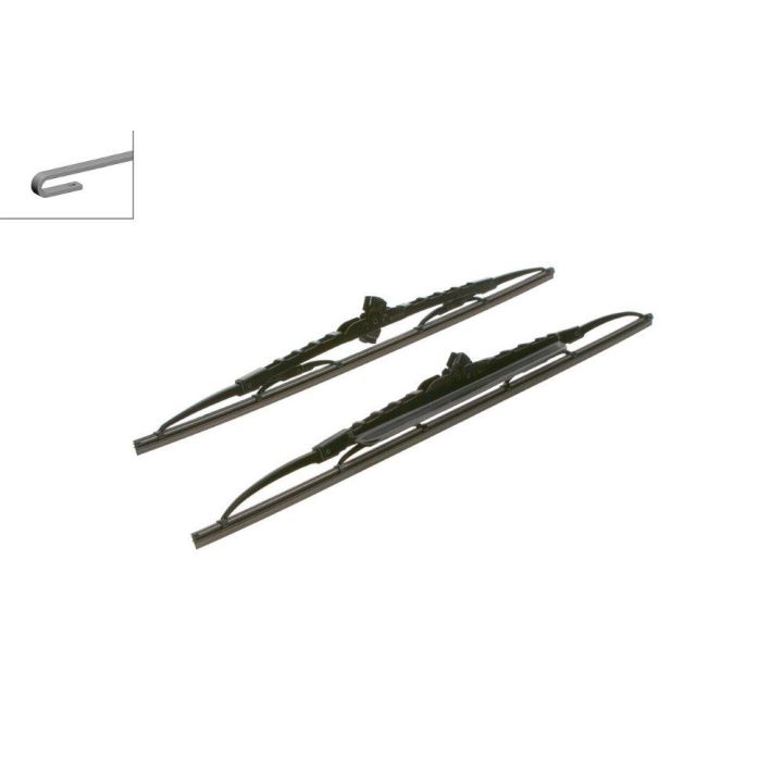 Twin Rüzgarlıklı Silecek Seti 500/475 mm Opel Astra G H (1997-2005) - Bosch 3397118566