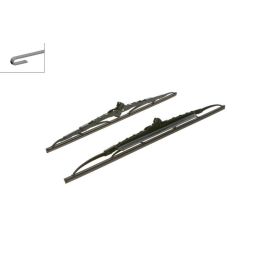 Twin Rüzgarlıklı Silecek Seti 530/450 mm Clio II Punto Micra (1998-2007) - Bosch 3397118403