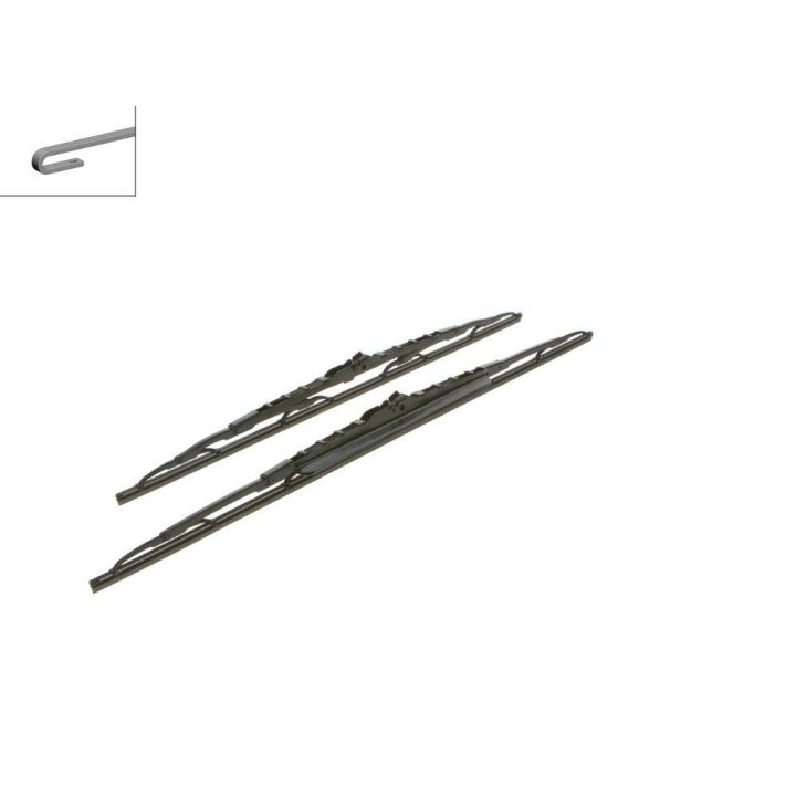 Ön Cam Silecek Takımı Twin Spoiler 600/550 MM Peugeot 406 BMW X5 Modelleri İçin (1995-2006) - Bosch 3397118308