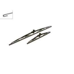 Twin Silecek Seti Yaris Ka Note Mazda 2 İçin 600/340 MM (2005-) - BOSCH 3397010270
