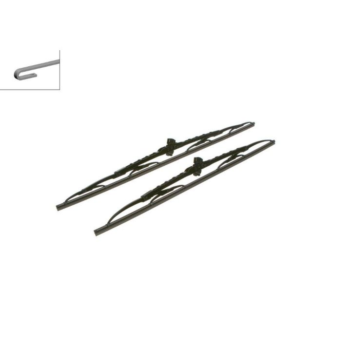 Twin Silecek Seti Opel Zafira Meriva İçin 600/550 MM (1999-) - BOSCH 3397118307