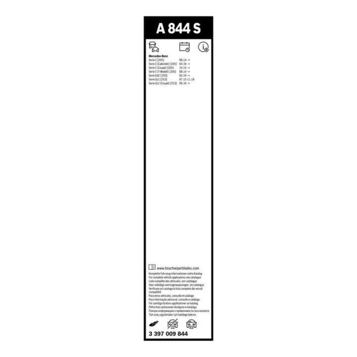 Bosch Silecek Takımı 3397009844 MERCEDES-BENZ C EQC GLC-KLASSE