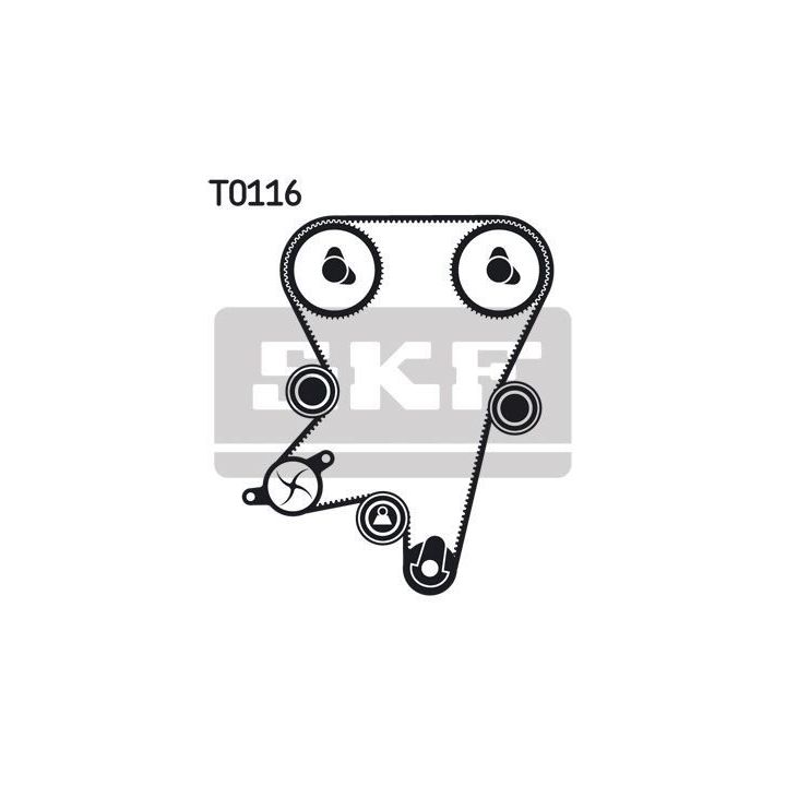 Triger Kayış Seti Opel Vectra A-B Omega 1.8 I 2.0 I (1994-2000) İçin - SKF VKMA05222