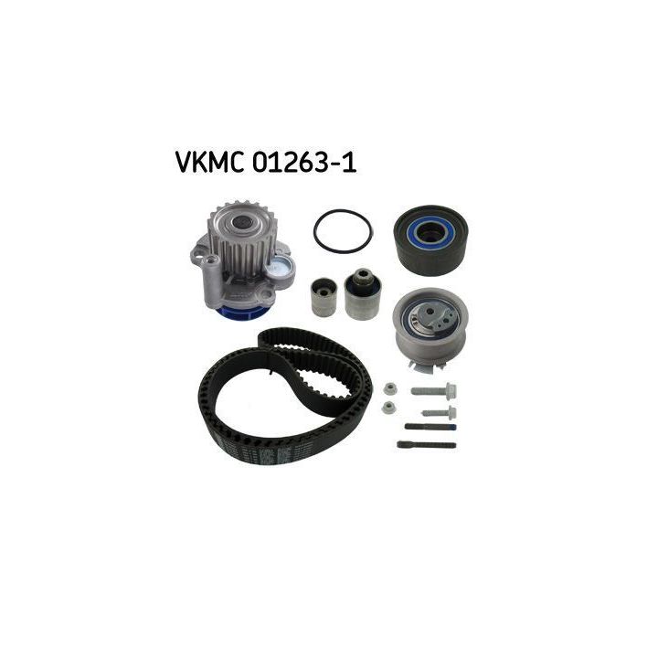 Triger Kayış Seti Ve Su Pompası Audi A3 A4 VW Golf V Jetta Passat Tiguan 2.0 TDI - SKF VKMC01263-1