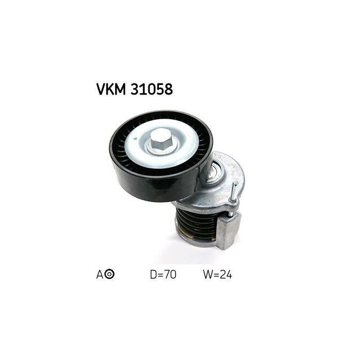 V Kayışı Gergi Kasnağı VW Amarok Caddy Passat CC Jetta Polo Tiguan Touareg Audi A4 A5 A6 (2003-2006) - SKF VKM31058