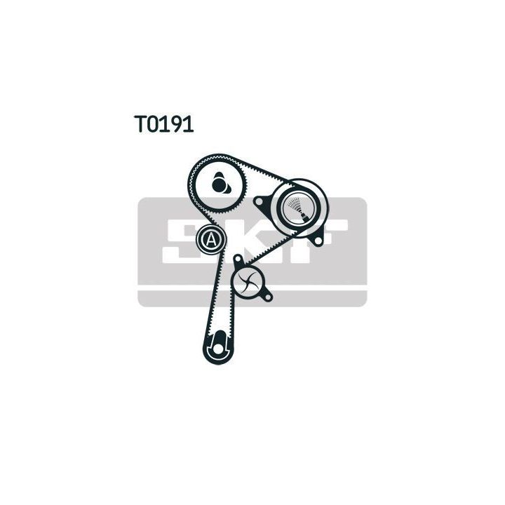 Triger Kayış Seti Renault Captur Clio Nissan Micra (2003-2013) - SKF VKMA06134
