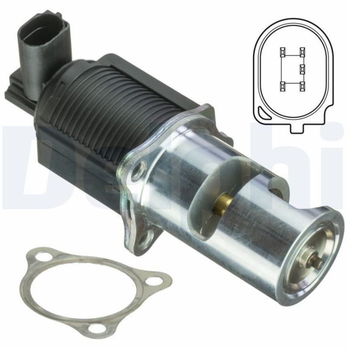 EGR Valfi Renault Avantime Espace Laguna Master Trafic Opel Vivaro (2000-) - Delphi EG10405-12B1