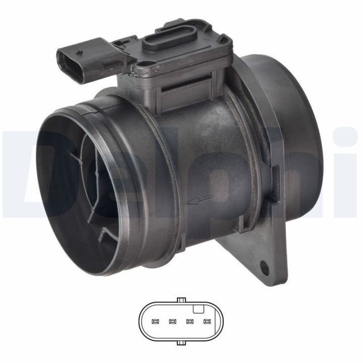 Debimetre Sensörü Audi A1 A3 A4 A5 Seat Leon Cupra - Delphi AF10656-12B1