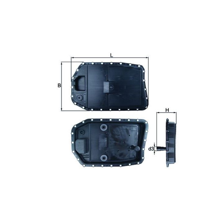 Otomatik Şanzıman Yağ Karteri BMW 1-2-3-5-6-7 Serisi E81 E87 E90 F01 E84 E83 E70 E85 E89 İçin - MAHLE HX154