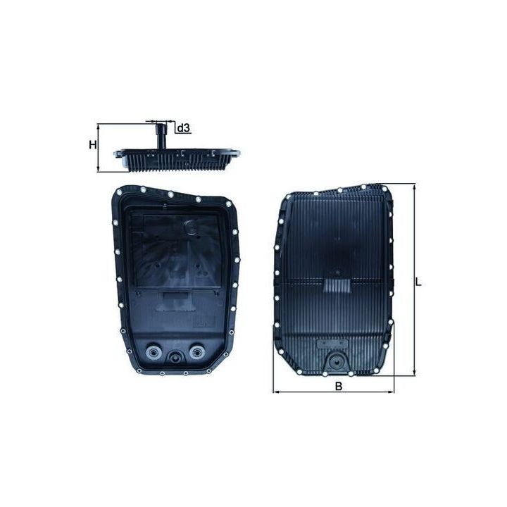 Otomatik Şanzıman Yağ Karteri BMW E60 E65 E90 E70 F01 Ve Land Rover Discovery III İçin - MAHLE HX152