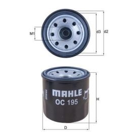 Hyundai Atos Ve Nissan Almera Ii 1.8-2.0 Yağ Filtresi (1998-2002) - MAHLE OC195
