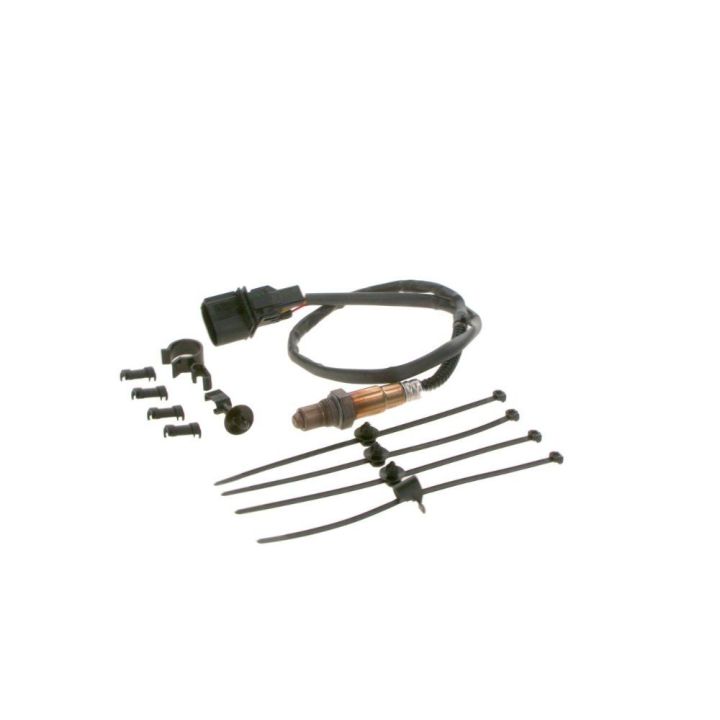 Oksijen Lambda Sensörü (5 Kutuplu 750mm) Audi A3 A4 A6 TT Seat Leon Toledo İçin (1999-2009) - BOSCH 0258007353