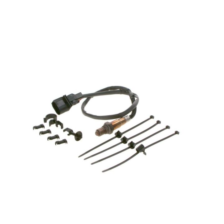Oksijen Lambda Sensörü (5 Kutuplu 750mm) Audi A3 A4 A6 TT Seat Leon Toledo İçin (1999-2009) - BOSCH 0258007353