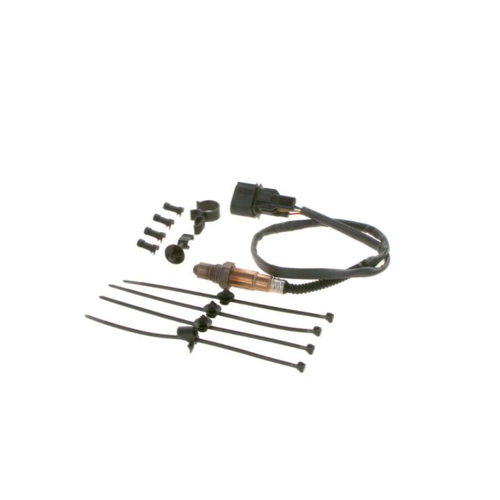 Oksijen Lambda Sensörü (5 Kutuplu 750mm) Audi A3 A4 A6 TT Seat Leon Toledo İçin (1999-2009) - BOSCH 0258007353