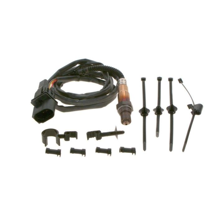 Oksijen Lambda Sensörü AQN (5 Kutuplu 1720mm) VW Bora Beetle Golf V Audi A8 Q7 İçin (2000-) - BOSCH 0258007361