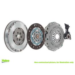 VW Tiguan 2.0 TDI İçin Çift Kütleli Volanlı Debriyaj Seti (2007-) - VALEO 837345