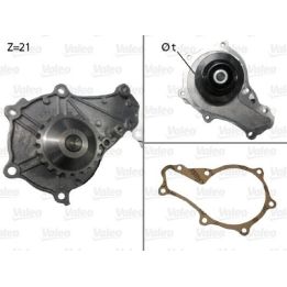 Su Pompası Peugeot 206 307 1.4HDI Citroen C2 C3 1.4HDI İçin (2005-) - VALEO 506714