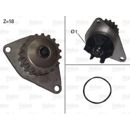 Su Pompası Citroen C2 C3 C4 Peugeot 206 207 307 1007 1.4 16V İçin - VALEO 506721