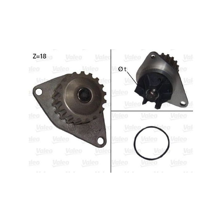 Su Pompası Citroen C2 C3 C4 Peugeot 206 207 307 1007 1.4 16V İçin - VALEO 506721