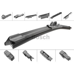 Muz Tipi Tek Silecek Süpürgesi Aerotwin Plus 475MM 4 Adaptör İle Çeşitli Araçlara Uyumlu - BOSCH 3397006946