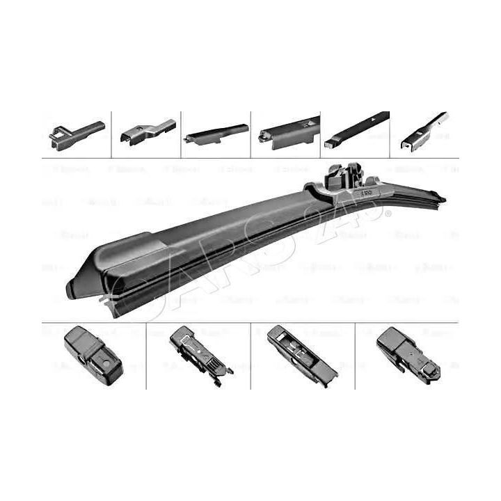 Silecek Süpürgesi Aerotwin Plus 550 MM Tekli Audi BMW Ford Ka Fiat Stilo (2007-) Uyumlu Muz Tipi - BOSCH 3397006949