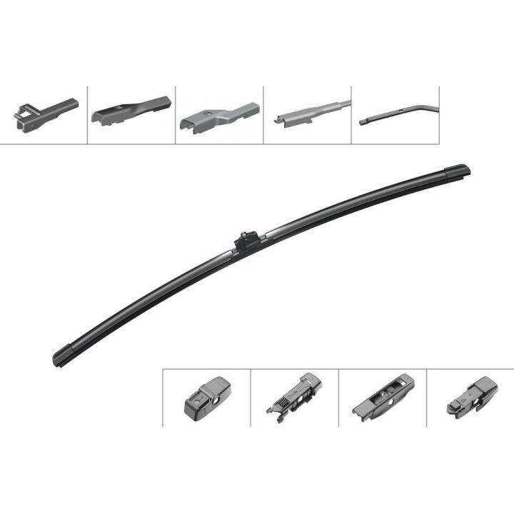 Silecek Süpürgesi Aerotwin Plus 550 MM Tekli Audi BMW Ford Ka Fiat Stilo (2007-) Uyumlu Muz Tipi - BOSCH 3397006949