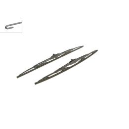 Twin Rüzgarlıklı Silecek Seti 550/530mm Audi A6 TT İçin (1994-) - BOSCH 3397001582