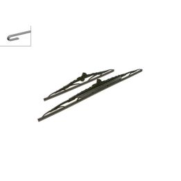 Twin Rüzgarlıklı Silecek Seti 600/400 Mm Scenic Rav4 ve Ypsilon İçin - Bosch 3397010297
