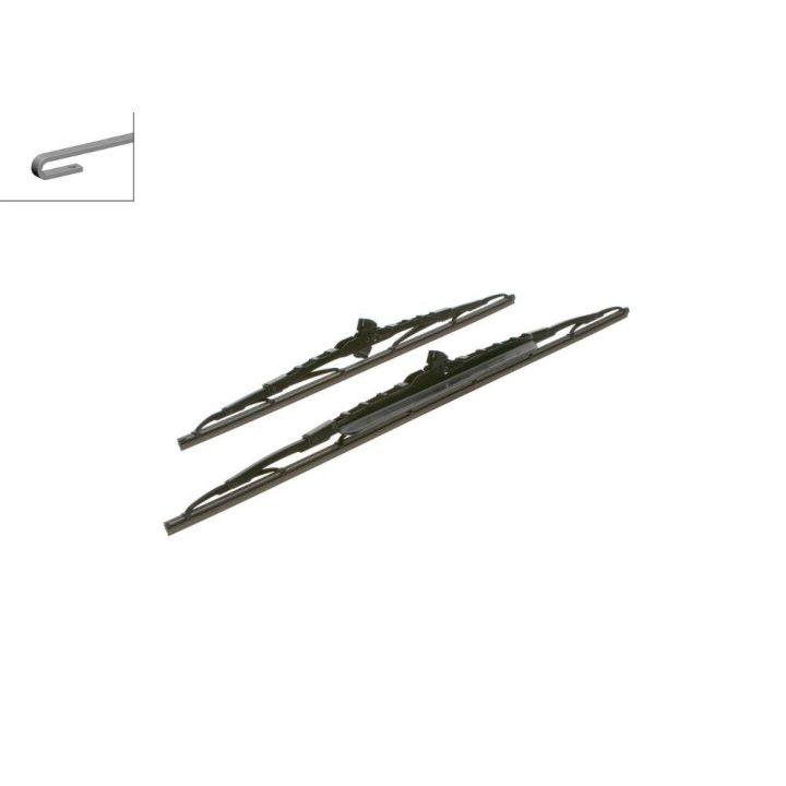 Twin Rüzgarlıklı Silecek Seti 600/450 Mm Megane II Laguna I C2 C3 İçin - Bosch 3397118303