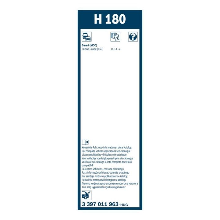Arka Silecek Süpürgesi 180mm Opel Frontera İçin (2024-) - BOSCH 3397011963