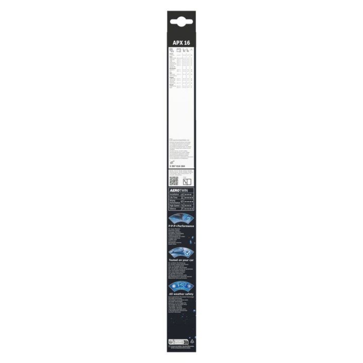 Aerotwin Plus Tekli Silecek Süpürgesi 400mm (16") Dokker Lodgy 3008 5008 308 Astra DS4 - BOSCH 3397016304