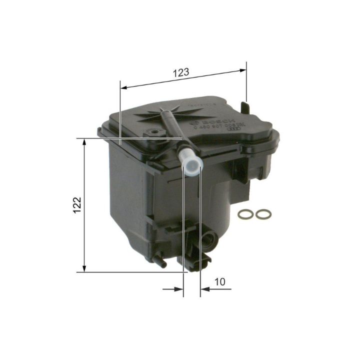Yakıt Mazot Filtresi Citroen Berlingo C3 C4 C5 Xsara Picasso Peugeot P206 P207 P307 1.6 HDI - BOSCH 0450907006