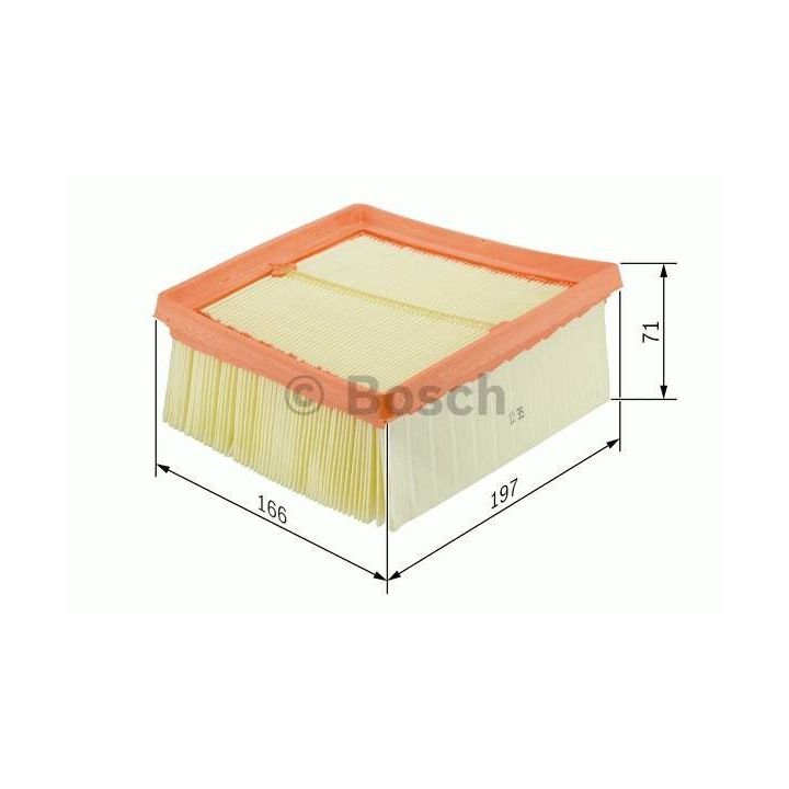 Hava Filtresi Ford Transit Courier B-Max Ecosport Fiesta, Mazda II İçin (2011-) - Bosch F026400135