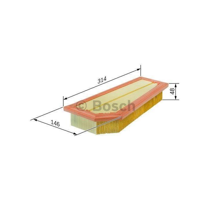 Hava Filtresi Mercedes C-Serisi W204 E-Serisi W212 SLK W172 İçin (2007-) - BOSCH F026400134