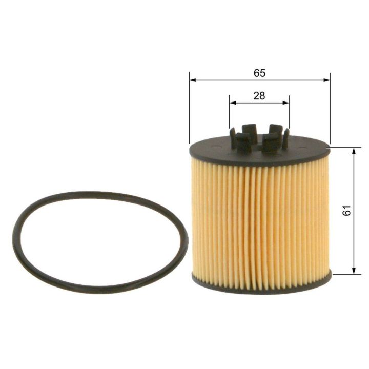 Yağ Filtresi Audi A3 Seat Skoda VW Golf 5 Jetta Passat Polo Touran 1.4 1.6 FSI (2006-) - BOSCH 1457429301