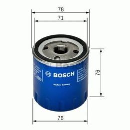 Yağ Filtresi Ford Fiesta Focus Mondeo Kuga Volvo C30 S40 S80 Saab 9-5 İçin (1998-) - BOSCH F026407078