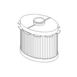 Mazot Yakıt Filtresi Citroen Fiat Peugeot 1.9 Motorlar İçin Oval Tip (1998-) - Bosch 1457431703