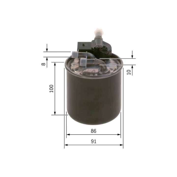 Yakıt Filtresi Mazot A-Klasse B-Klasse CLA-Klasse GLA-Klasse - BOSCH F026402843