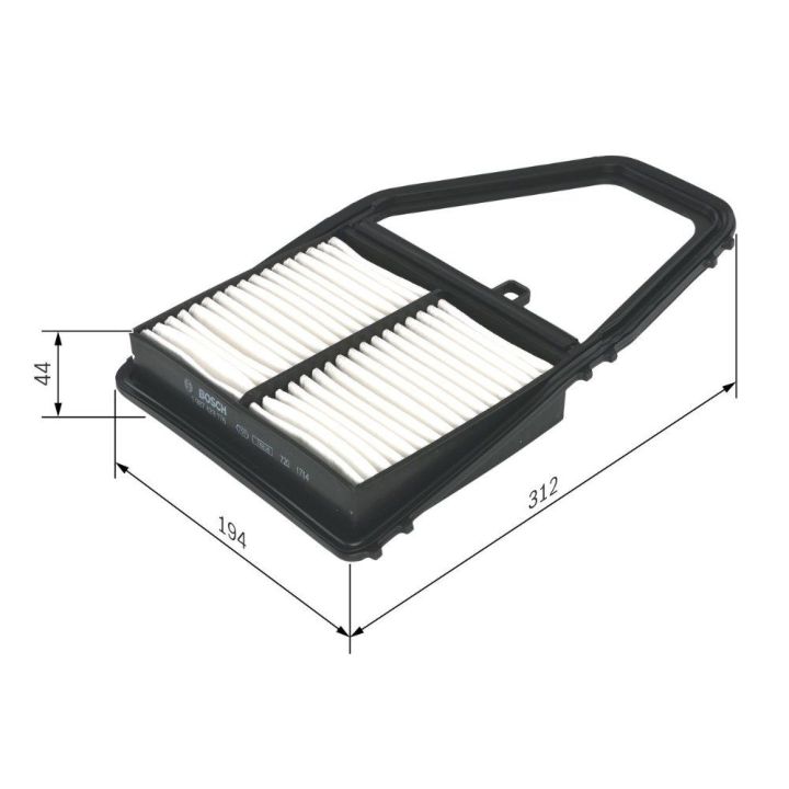 Tırnaklı Hava Filtresi Honda Civic VII Sedan İçin (2001-2006) - Bosch 1987429176