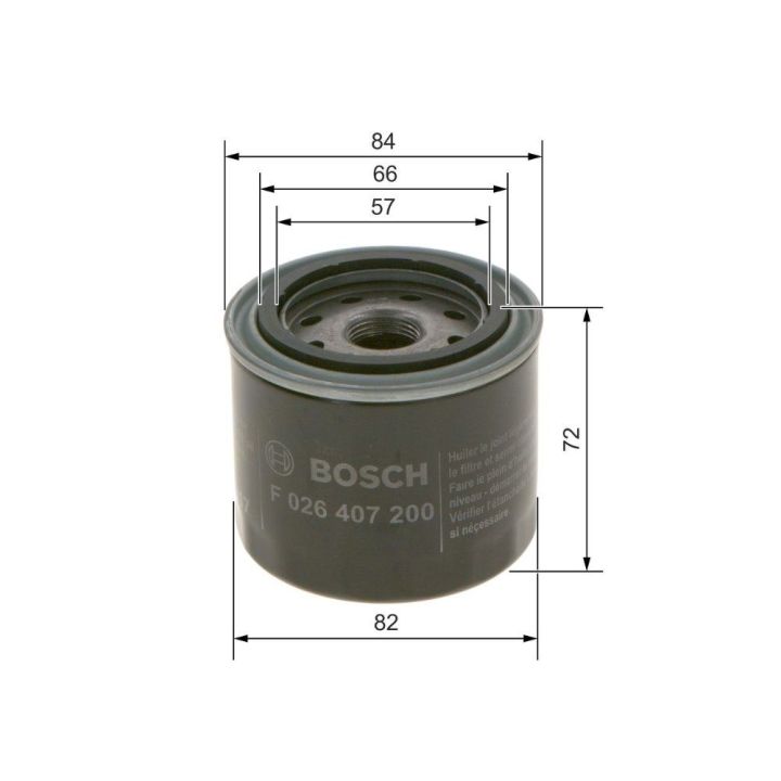Yağ Filtresi Toyota Subaru GT86 BRZ Forester Impreza Legacy Outback (2009-) - BOSCH F026407200