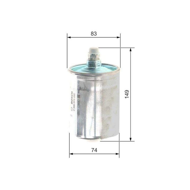 Yakıt Filtresi Mercedes-Benz W201, W124, W140, C140, R129 Modelleri İçin (1985-2001) - BOSCH 0986AF8092