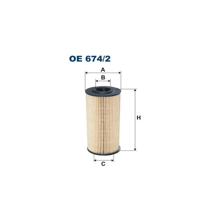 Yağ Filtresi Hyundai Accent Era 1.5 Crdi 05-/Getz 1.5 Crdi 05-/i30 1.6 Crdi 07-09/Kia Ceed/Cerato 1.5-1.6 Crdi 05- OE674/2