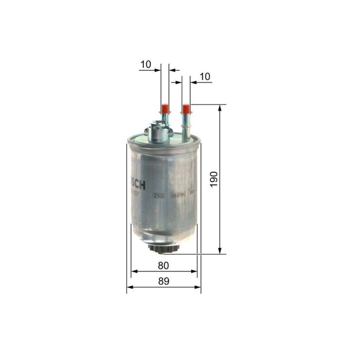 Yakıt Filtresi Ford Connect Focus 1.8TDCI 75PS 90PS (2001-2005) - Bosch 09864B2007