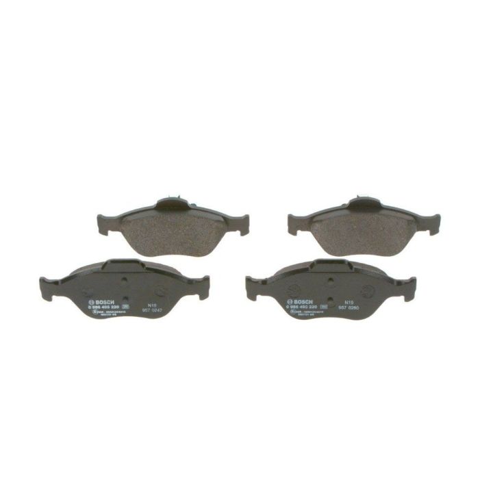 Ön Fren Balatası Ford Fiesta Fusion Ka Mazda 121 ABS (1995-2012) - BOSCH 0986495220