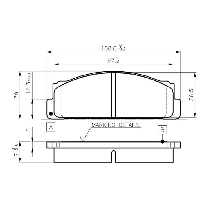 Ön Fren Balatası Fiat Tofaş M131 Dks (1974-1986) - Bosch 0986TB2002